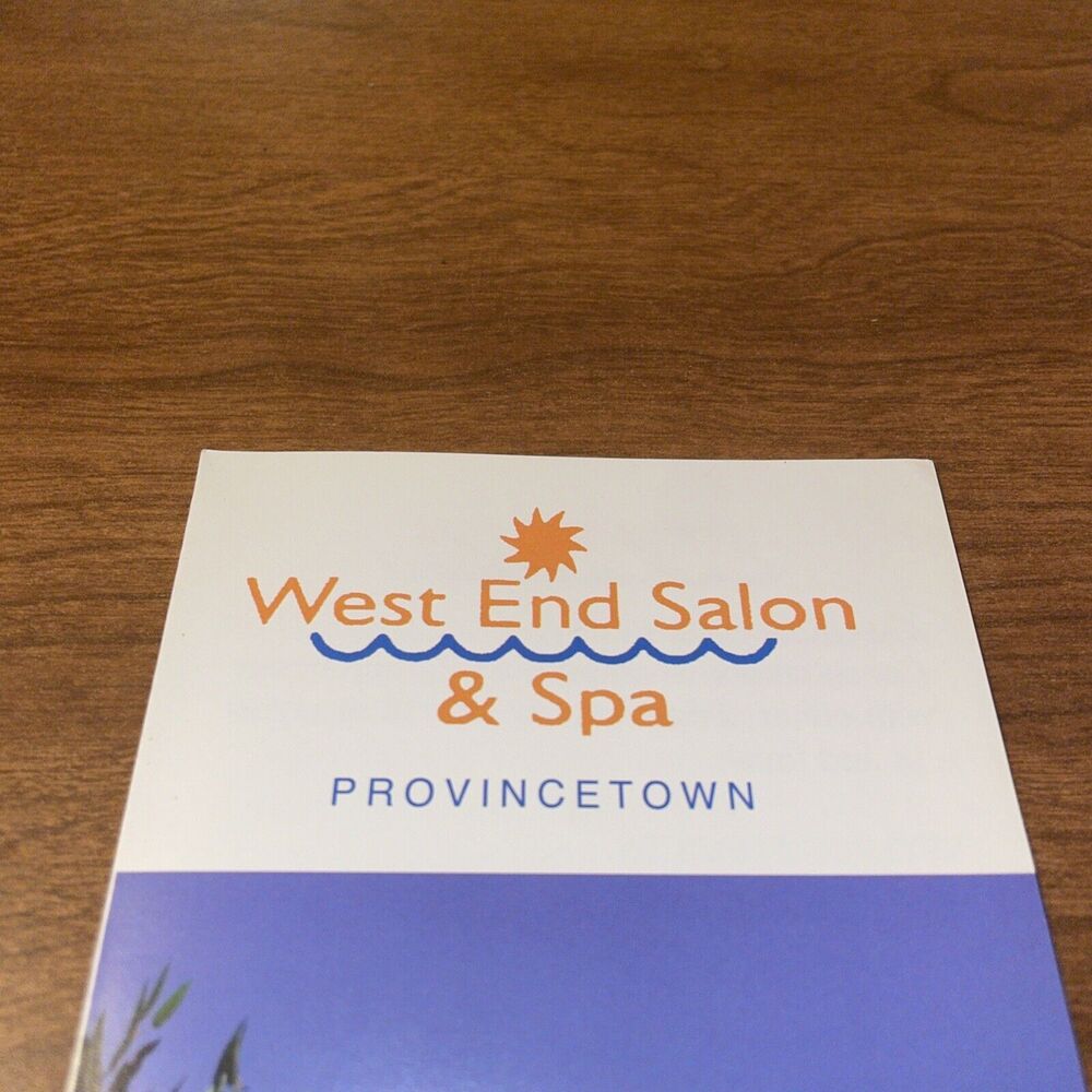 Mid-2000s Brochure West End Salon And Spa Provincetown Massachusetts Services - Picture 2 of 6